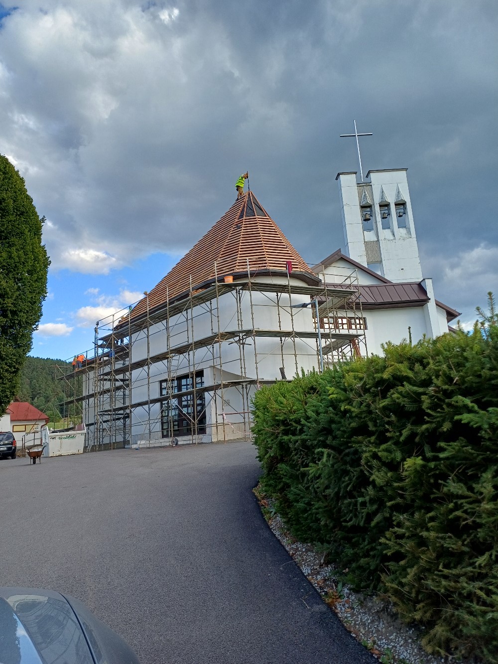 Rekonštrukcia strechy na kostole sv. Martina v Granč – Petrovciach