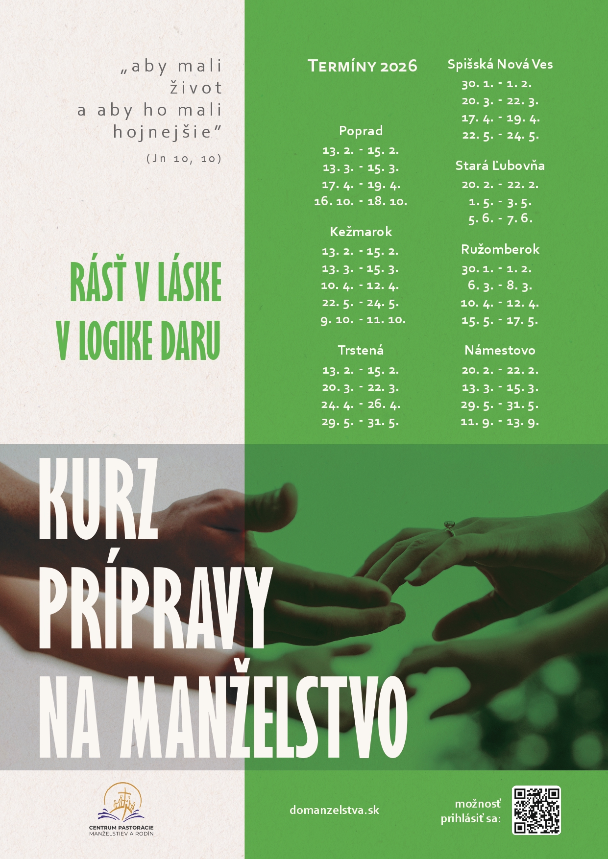 Kurzy prípravy na manželstvo