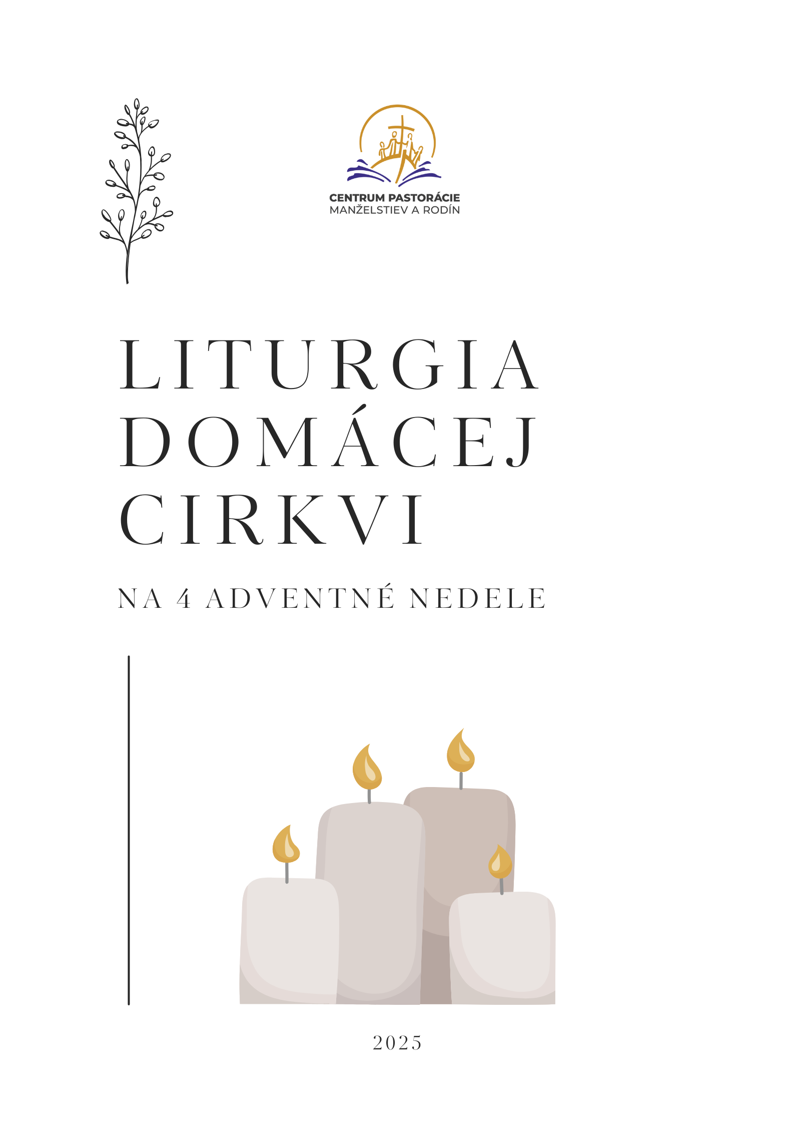 Liturgia domácej cirkvi na Advent