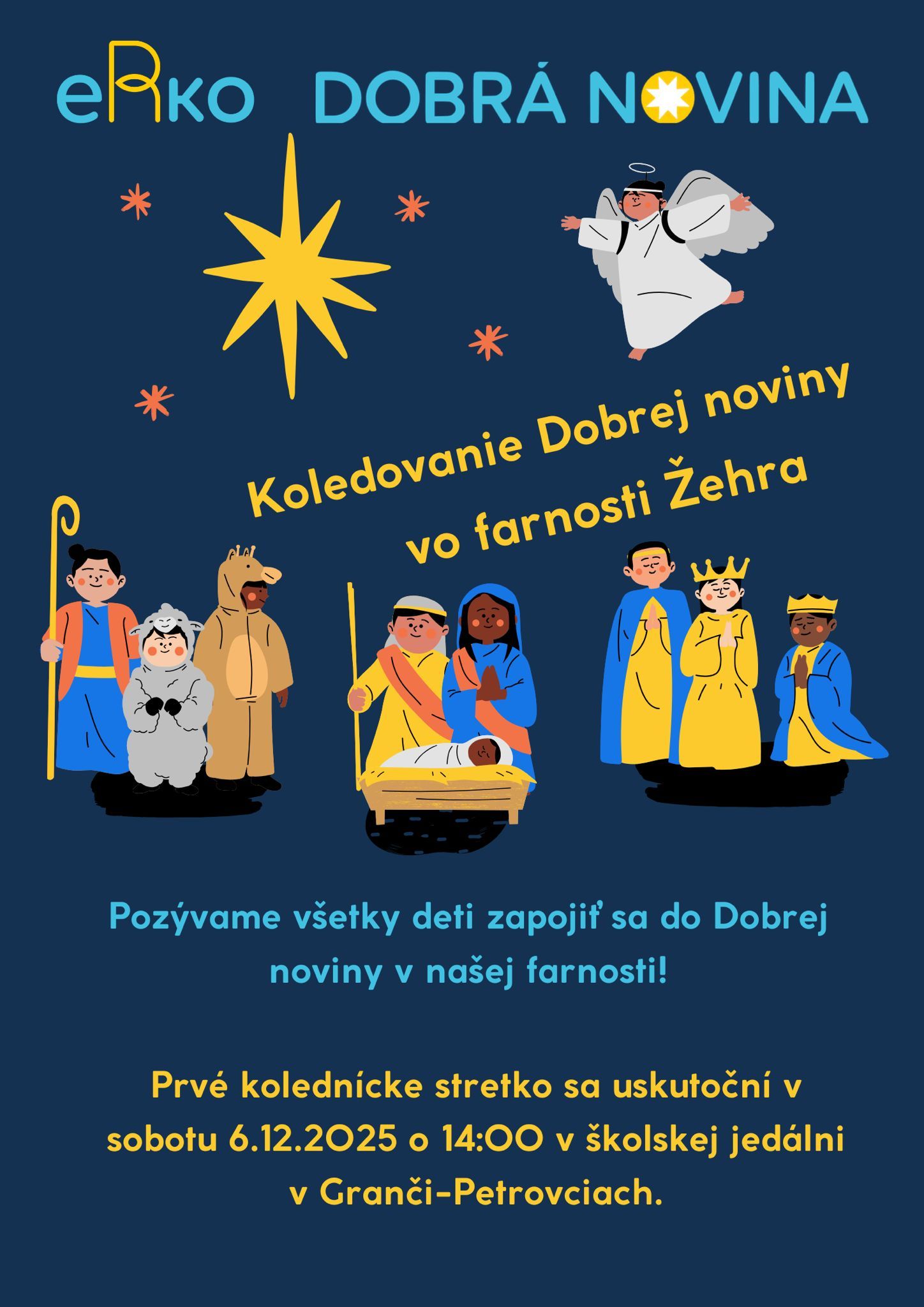 Pozývame deti na koledovanie Dobrej noviny